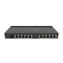 Laidinis maršrutizatorius MikroTik RB4011IGS+RM — 10x Gigabit RJ-45, 1x SFP+, 1,4 GHz 4 branduoliai, 1 GB RAM, stovas 1U, PoE išėjimas