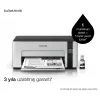 Spausdintuvas rašalinis Epson EcoTank ET‑M1100 — nespalvotas, A4, 32 ppm, 1440×720 dpi, integruota rašalo talpa, USB 2.0, pilka/juoda