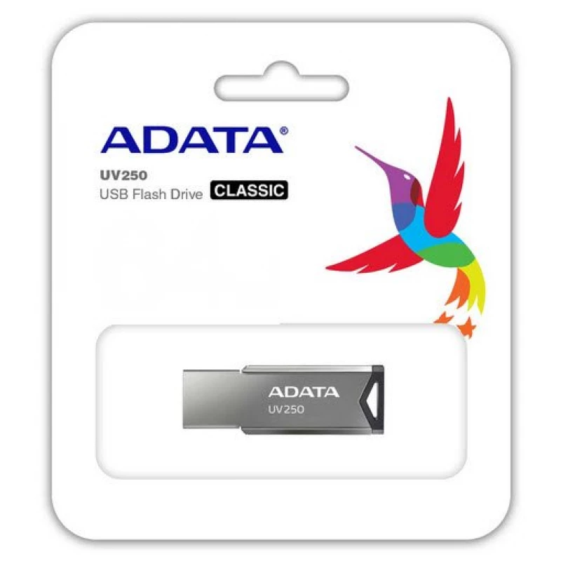 ADATA UV250 USB atmintukas 16 GB USB Type-A 2.0 Sidabrinis