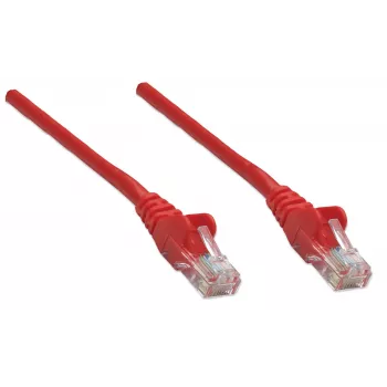 Goobay tinklo laidas Cat5e, 3 m, raudonas, CCA, U/UTP, PVC, RJ45, auksuoti kontaktai, apsauga nuo užkliuvimo, su batais, visą gyvenimą galiojanti garantija