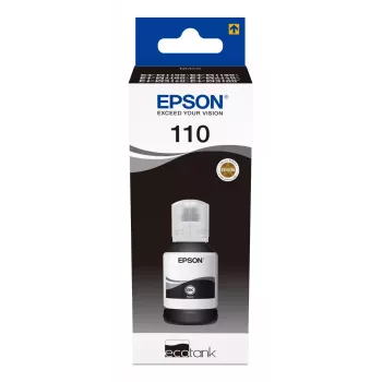 Epson XL 110 EcoTank juodo rašalo buteliukas – didelės talpos, iki 7 500 puslapių