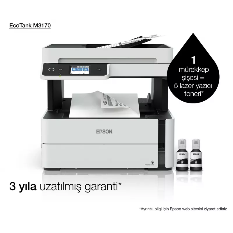 Daugiafunkcinis spausdintuvas Epson EcoTank ET-M3170 rašalinis nespalvotas