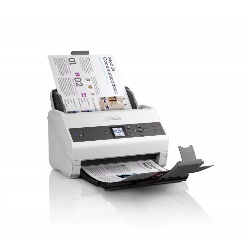 Epson WorkForce DS-870 lakštinis skaitytuvas 600 x 600 DPI A4 pilkas, baltas