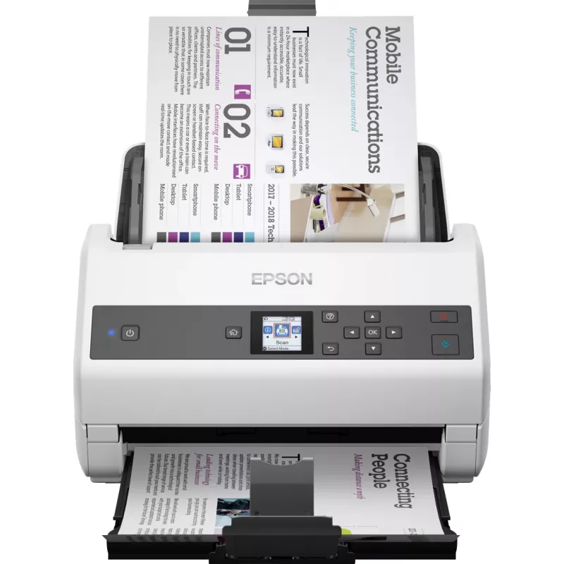 Epson WorkForce DS-870 lakštinis skaitytuvas 600 x 600 DPI A4 pilkas, baltas