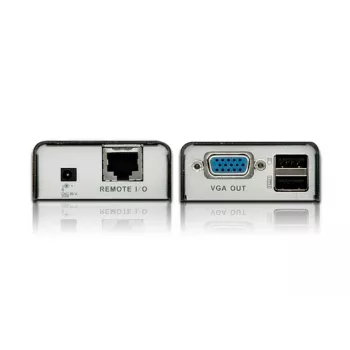 ATEN CE100 USB VGA KVM prailgintuvas 100 m, siųstuvas ir imtuvas, Cat5, 1920 x 1200 pikselių, juodas