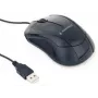 Gembird MUS-3B-02 – Optinė pelė su laidu, 3 mygtukai, ratukas, USB, juoda