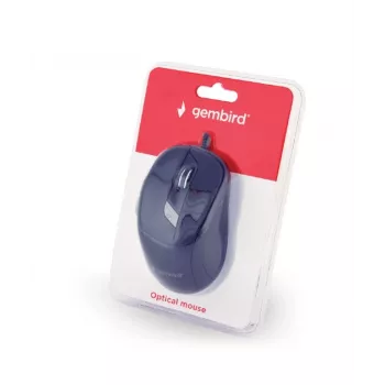 GEMBIRD MUS-6B-01 Laidinė optinė pelė, 6 mygtukai, ratukas, USB, juoda