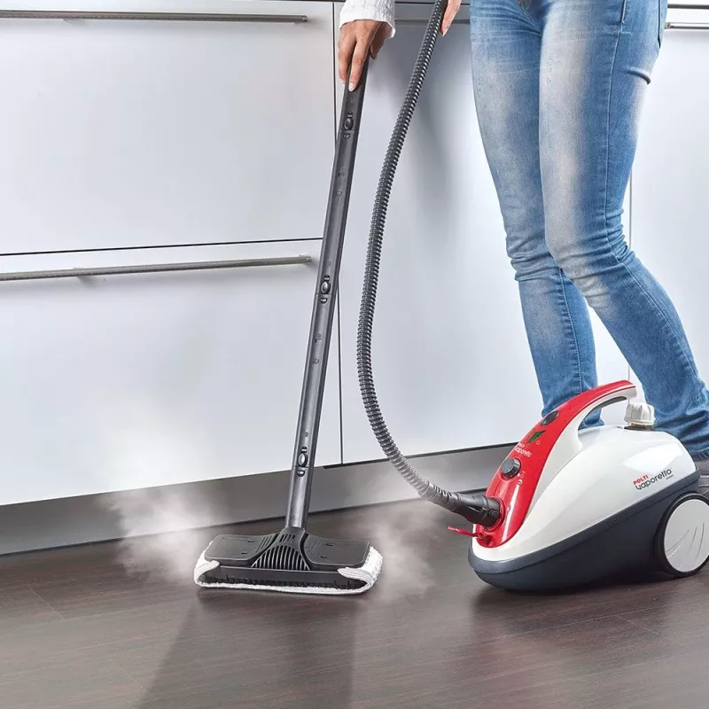 Polti Vaporetto Smart 30_R cilindrinis garų valytuvas 1.6 L 1800 W Raudonas, Baltas