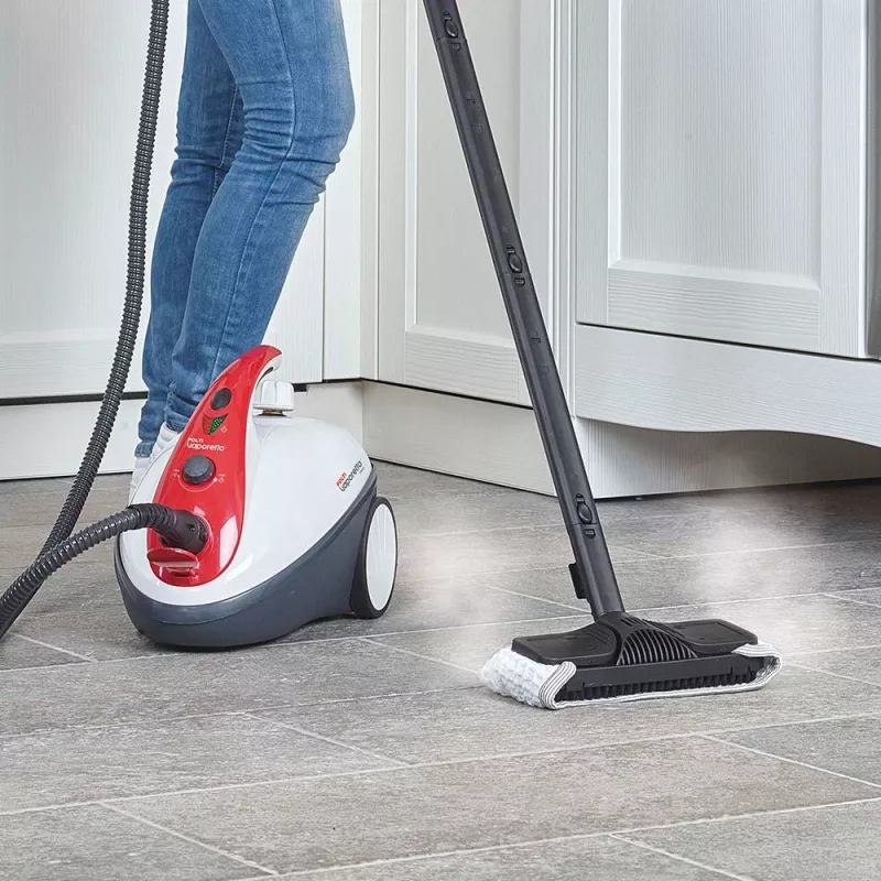 Polti Vaporetto Smart 30_R cilindrinis garų valytuvas 1.6 L 1800 W Raudonas, Baltas