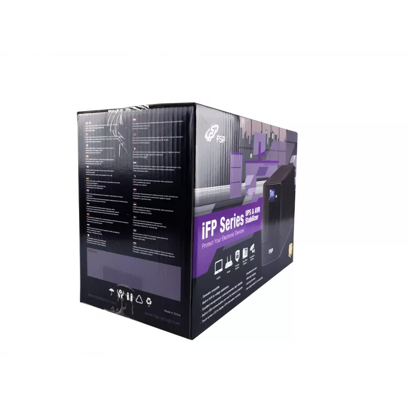 FSP iFP 1000 nepertraukiamo maitinimo šaltinis (UPS) Line-Interactive 1 kVA 600 W 2 lizdai
