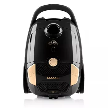Cikloninis dulkių siurblys ETA Avanto 3 L – 800 W, 3 L dulkių maišas, HEPA filtras, sausas valymas, baldai/kietos grindys/kilimai, juoda/bežė