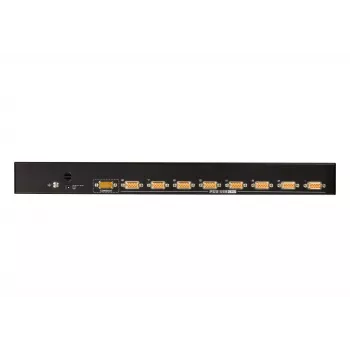 ATEN 8 prievadų USB-PS/2 VGA KVM jungiklis, 2048 x 1536 pikselių, QXGA, montuojamas į stelažą, 5 W, 1U, juodas