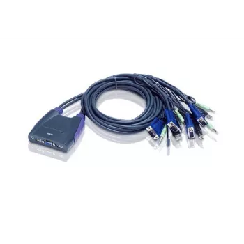 ATEN CS64US KVM jungiklis 4 prievadai su USB ir garsu