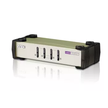 ATEN CS84U 4 prievadų USB-PS/2 VGA KVM jungiklis su KVM kabeliais