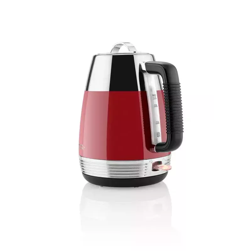 Elektrinis virdulys ETA 9186 90030 1.7 L 2150 W raudonas nerūdijančio plieno korpusas belaidis