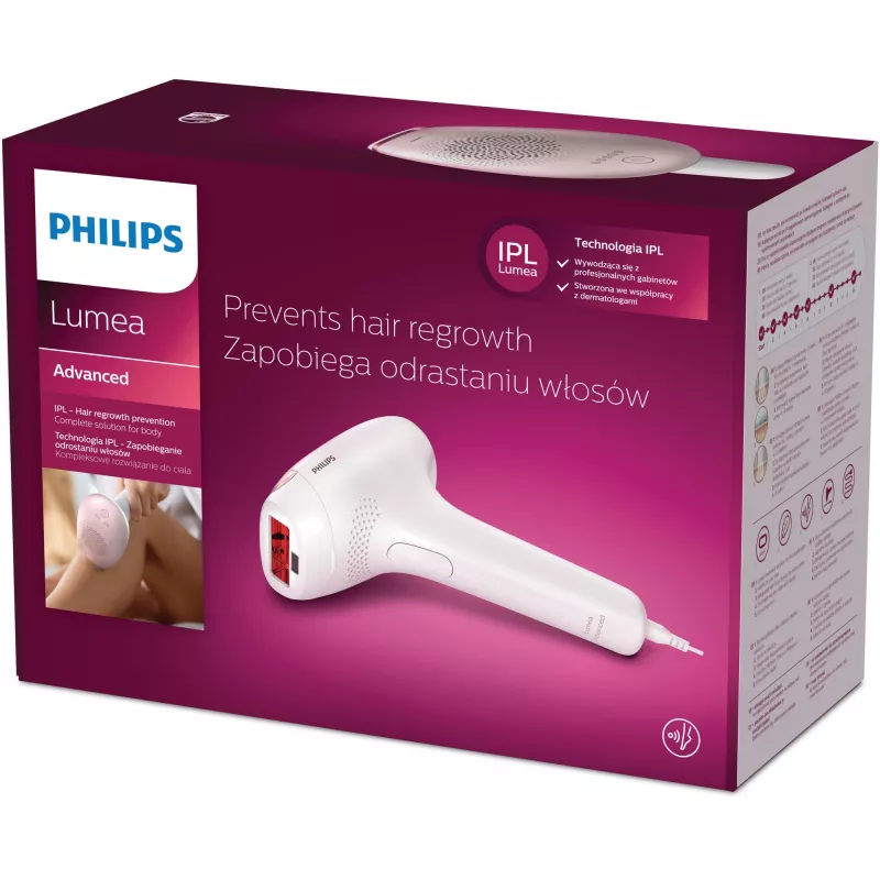 Plaustinis IPL veido ir kūno plaukų šalinimo prietaisas Philips SC1994/00 Lumea Advanced