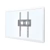 EDBAK TWB3c-B fiksuotas sieninis TV laikiklis vertikaliam pastatymui, 65-86 colių, VESA 100x100–800x400, iki 80 kg, juodas
