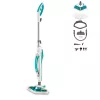 Polti Vaporetto SV450_Double garų šluota 0,3 L 1500 W turkio, balta