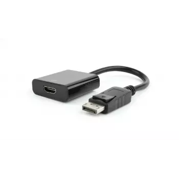 GEMBIRD DisplayPort į HDMI adapterio kabelis - juodas, lizdinėje pakuotėje