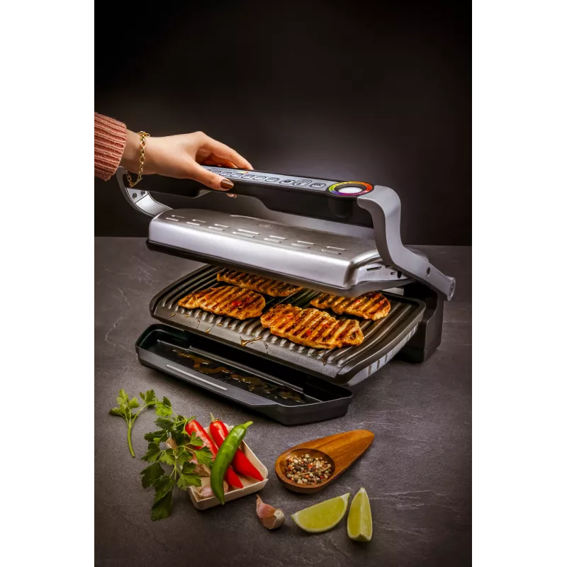 Kontaktinė keptuvė Tefal GC724D stalo grotelės, metalinė/juoda, 440×340×172 mm, 7 kg