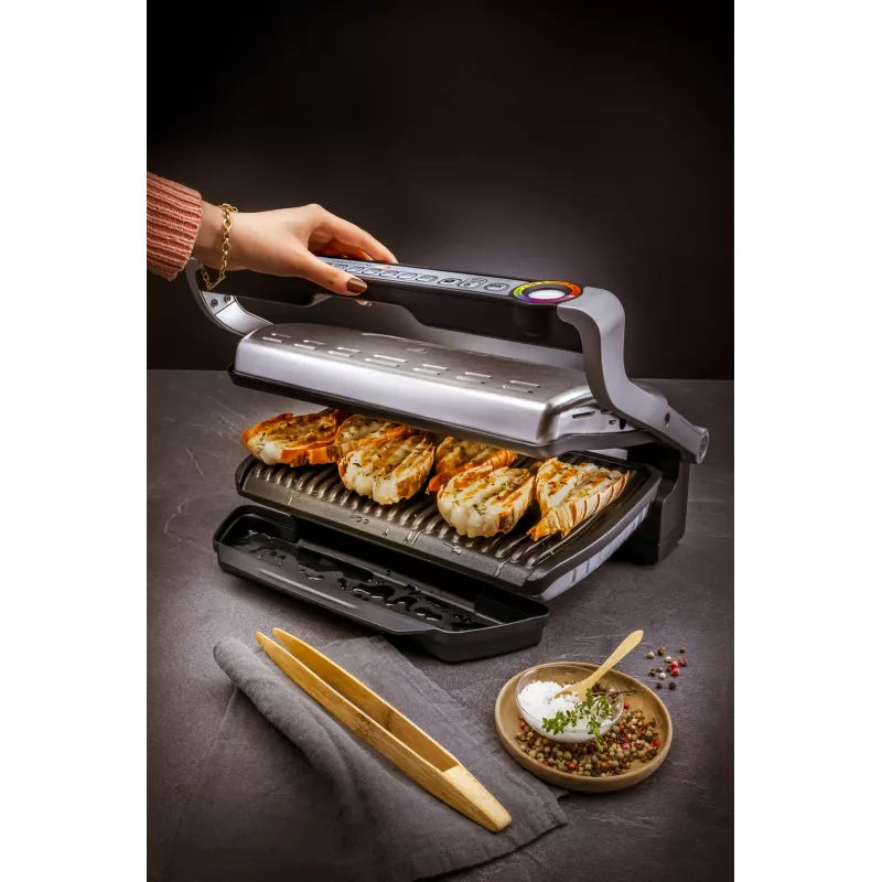 Kontaktinė keptuvė Tefal GC724D stalo grotelės, metalinė/juoda, 440×340×172 mm, 7 kg