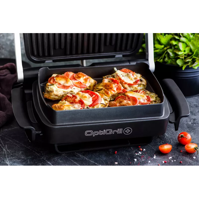 Kontaktinė keptuvė Tefal GC724D stalo grotelės, metalinė/juoda, 440×340×172 mm, 7 kg