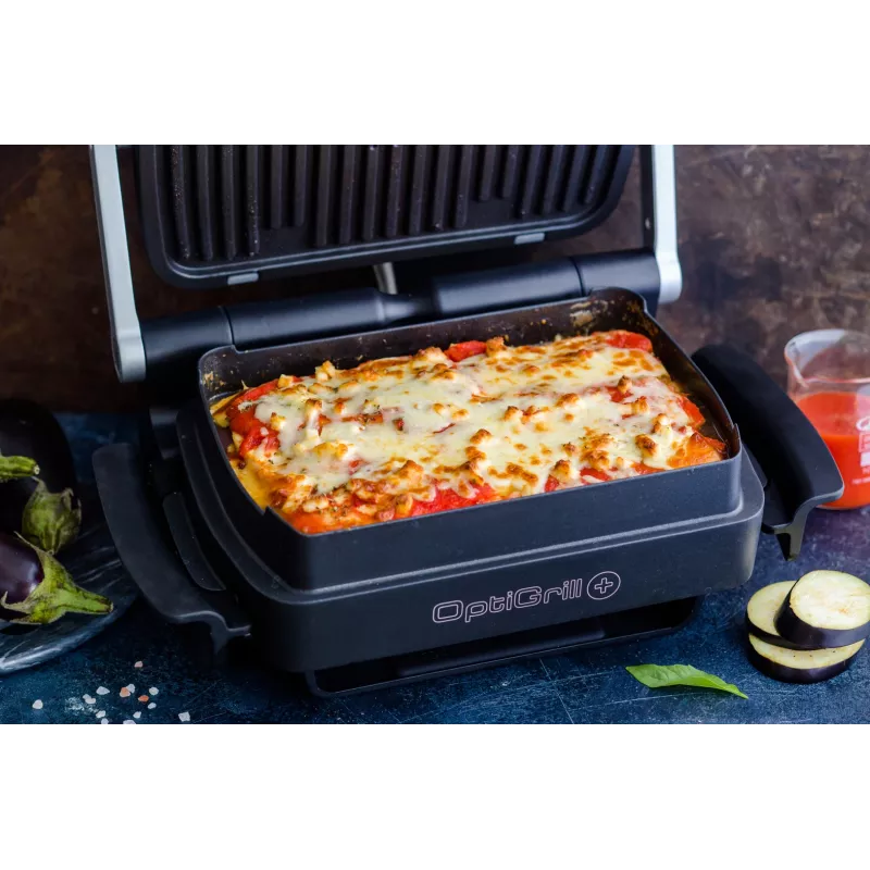Kontaktinė keptuvė Tefal GC724D stalo grotelės, metalinė/juoda, 440×340×172 mm, 7 kg