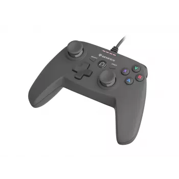 GENESIS P58 juodas USB žaidimų pultas, skirtas PC ir Playstation 3