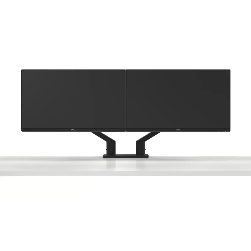 DELL Dvigubas monitoriaus laikiklis – MDA20, 10 kg, 48,3 cm (19 col.), 68,6 cm (27 col.), aukščio reguliavimas, juodas