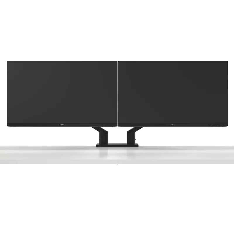 DELL Dvigubas monitoriaus laikiklis – MDA20, 10 kg, 48,3 cm (19 col.), 68,6 cm (27 col.), aukščio reguliavimas, juodas