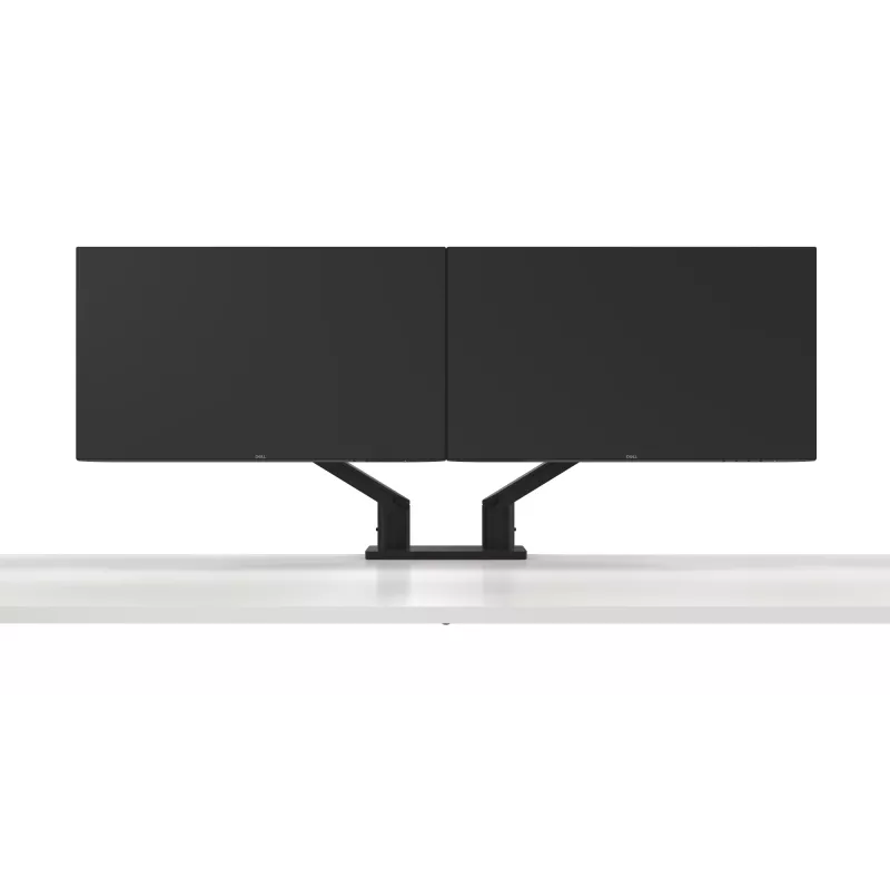 DELL Dvigubas monitoriaus laikiklis – MDA20, 10 kg, 48,3 cm (19 col.), 68,6 cm (27 col.), aukščio reguliavimas, juodas