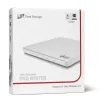HITACHI-LG DATA STORAGE Slim nešiojamas DVD-rašytuvas GP60NW60 USB 2.0 baltas