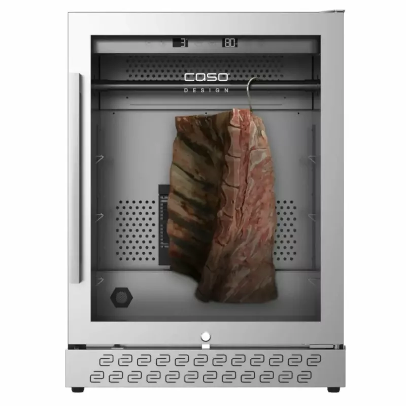 Sausojo brandinimo spinta Caso DryAged Master 125 – kompresorinė, 125 L, nerūdijantis plienas, laisvai pastatoma