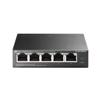 Nevaldomas jungiklis TP-Link TL-SF1005LP 5 prievadų 10/100Mbps su 4 prievadais PoE