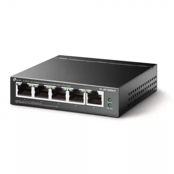 Nevaldomas jungiklis TP-Link TL-SF1005LP 5 prievadų 10/100Mbps su 4 prievadais PoE