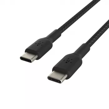 BELKIN USB-C į USB-C pintas laidas 1 m juodas