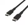 BELKIN USB-C į USB-C pintas laidas 1 m juodas
