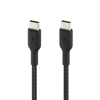 BELKIN USB-C į USB-C pintas laidas 1 m juodas