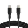 BELKIN USB-C į USB-C pintas laidas 1 m juodas