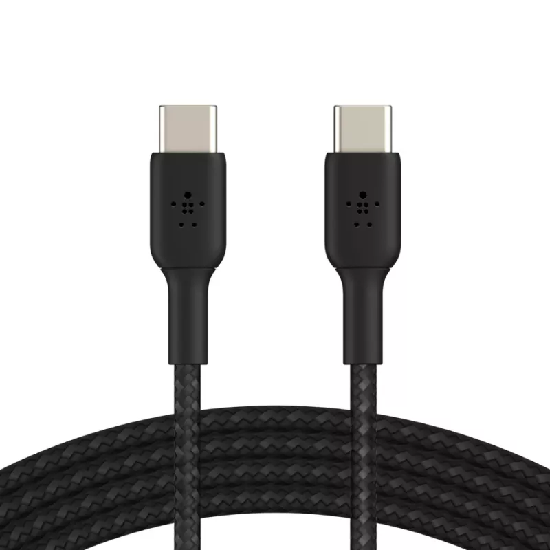 BELKIN USB-C į USB-C pintas laidas 1 m juodas