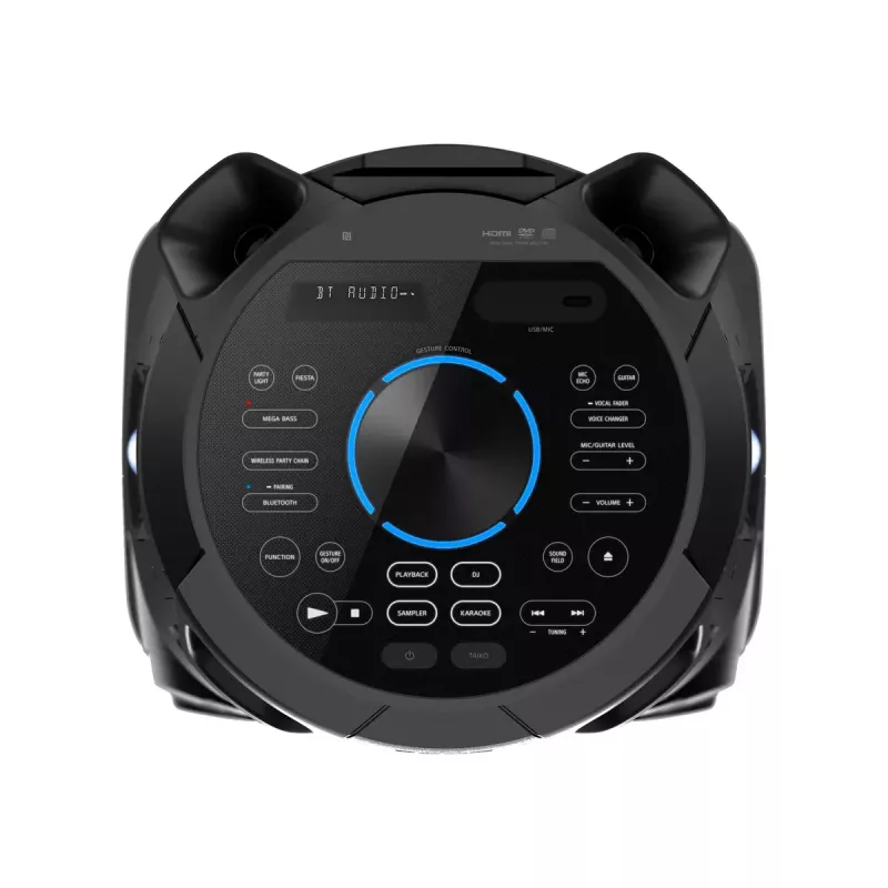 Sony MHC-V73D garsiakalbis su Bluetooth® ir visapuse šviesa