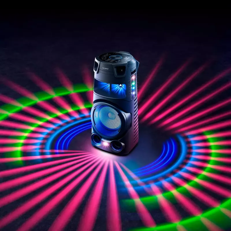 Sony MHC-V73D garsiakalbis su Bluetooth® ir visapuse šviesa