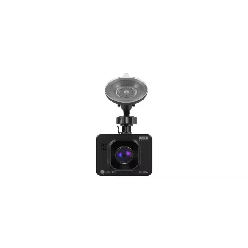 Automobilinis vaizdo registratorius Navitel AR250 NV – 1 kamera 1920×1080, 140° kampas, įmontuotas ekranas, MicroSD, baterija ir cigarečių degtuko maitinimas