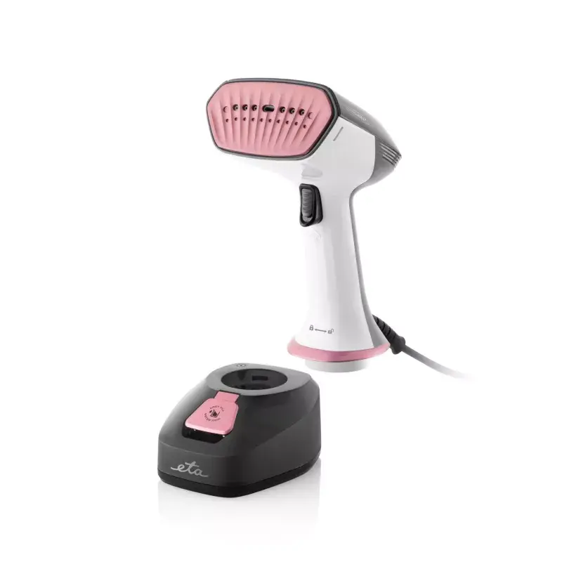 Rankinis garinis drabužių garintuvas ETA ETA227090000 — 1400 W, 0,38 l talpa, kompaktiškas 155×110×265 mm