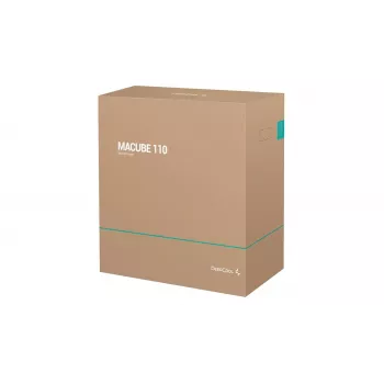 DeepCool MACUBE 110 WH Midi Tower kompiuterio korpusas, mATX, grūdintas stiklas, 165 mm procesoriaus aušintuvas, 2 x 3,5" + 2 x 2,5" skyriai, baltas