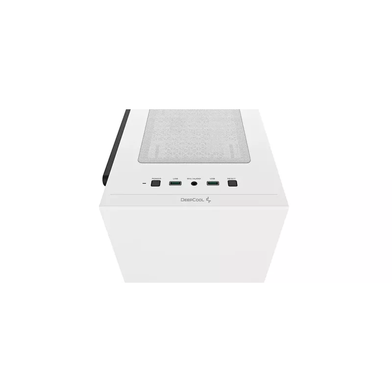 DeepCool MACUBE 110 WH Midi Tower kompiuterio korpusas, mATX, grūdintas stiklas, 165 mm procesoriaus aušintuvas, 2 x 3,5" + 2 x 2,5" skyriai, baltas