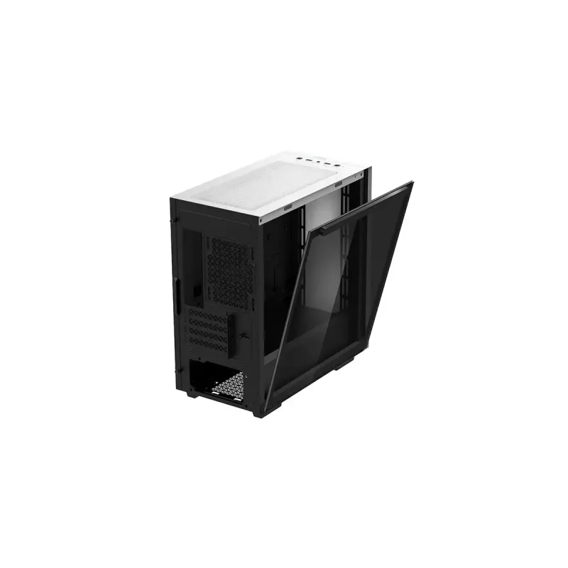 DeepCool MACUBE 110 WH Midi Tower kompiuterio korpusas, mATX, grūdintas stiklas, 165 mm procesoriaus aušintuvas, 2 x 3,5" + 2 x 2,5" skyriai, baltas