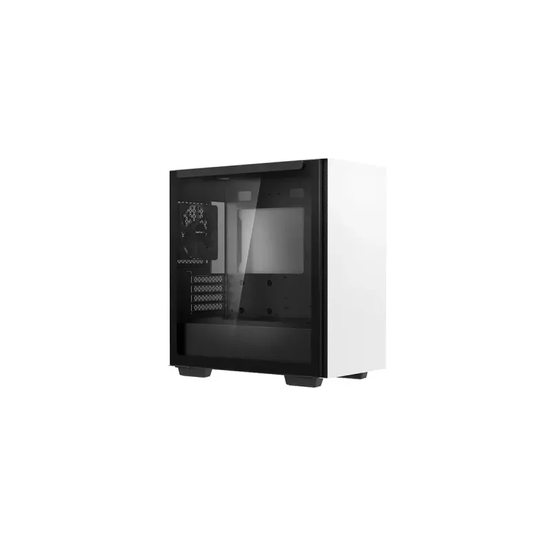 DeepCool MACUBE 110 WH Midi Tower kompiuterio korpusas, mATX, grūdintas stiklas, 165 mm procesoriaus aušintuvas, 2 x 3,5" + 2 x 2,5" skyriai, baltas