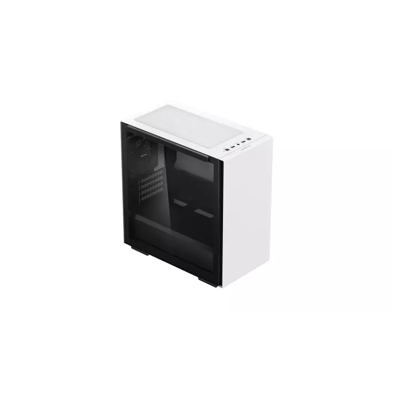 DeepCool MACUBE 110 WH Midi Tower kompiuterio korpusas, mATX, grūdintas stiklas, 165 mm procesoriaus aušintuvas, 2 x 3,5" + 2 x 2,5" skyriai, baltas