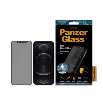 PanzerGlass ® Privatumo apsauginis stiklas iPhone 12 | 12 Pro | nuo krašto iki krašto